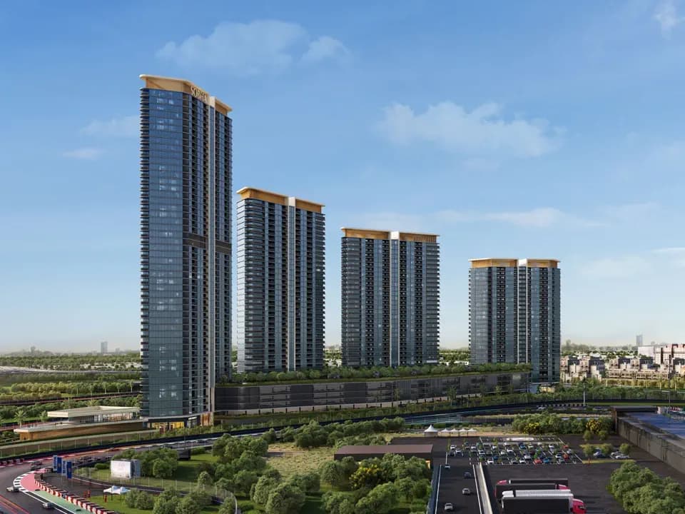 Рендер башен проекта Sobha Solis
